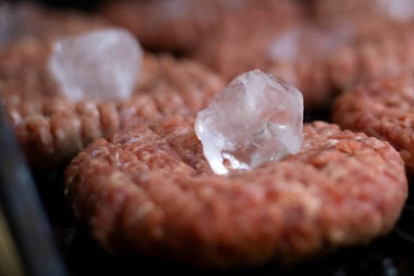 Place an Ice Cube ona Burger